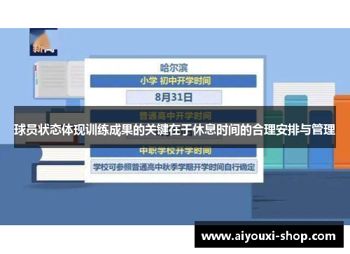 球员状态体现训练成果的关键在于休息时间的合理安排与管理
